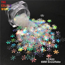 Load image into Gallery viewer, Xmas Snowflake Nail Sequins Glitter