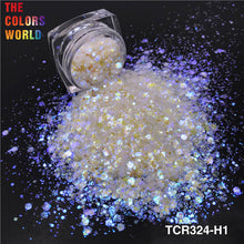 Load image into Gallery viewer, High Brightness White Rainbow Colorful Mermaid Sparkle Glitter