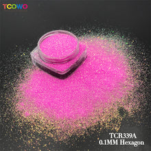 Load image into Gallery viewer, TCT-807 Sparkle Bulk PET 1/256 Ultra Fine Iridescent Nail Glitter for Eyes Lip Gloss Resin Crafts Wholesale | TCOWO