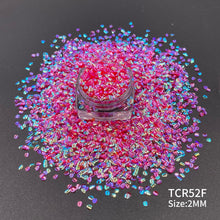 Load image into Gallery viewer, TCT-969 Fish Scale & Bubble Glitter Chunky Size Unique Mixed Color Finish 50g/200g/500g for Nail Art DIY Crafts