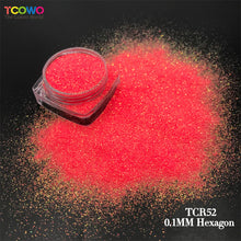 Load image into Gallery viewer, TCT-807 Sparkle Bulk PET 1/256 Ultra Fine Iridescent Nail Glitter for Eyes Lip Gloss Resin Crafts Wholesale | TCOWO