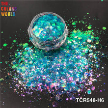 Load image into Gallery viewer, Colorful Rainbow Chunky Glitter