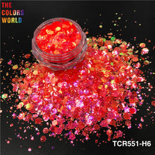 Load image into Gallery viewer, Colorful Rainbow Chunky Glitter
