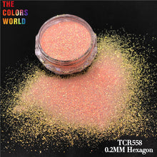 Load image into Gallery viewer, Gold Primary Colours With Rainbow Diamond Dust Ultra-Fine Glitter