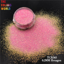 Load image into Gallery viewer, Gold Primary Colours With Rainbow Diamond Dust Ultra-Fine Glitter