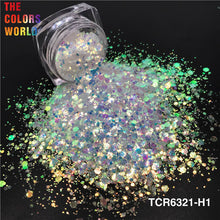 Load image into Gallery viewer, High Brightness White Rainbow Colorful Mermaid Sparkle Glitter