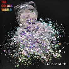 Load image into Gallery viewer, High Brightness White Rainbow Colorful Mermaid Sparkle Glitter