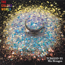 Load image into Gallery viewer, High Brightness White Rainbow Colorful Mermaid Sparkle Glitter