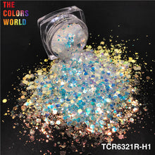 Load image into Gallery viewer, High Brightness White Rainbow Colorful Mermaid Sparkle Glitter