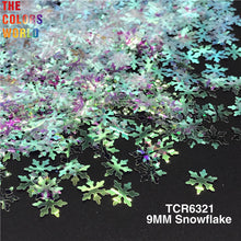 Load image into Gallery viewer, Christmas Snowflake Nail Sequins Glitter