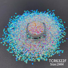Load image into Gallery viewer, TCT-969 Fish Scale & Bubble Glitter Chunky Size Unique Mixed Color Finish 50g/200g/500g for Nail Art DIY Crafts