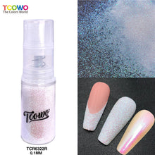 Load image into Gallery viewer, TCT-900 | White Holographic Iridescent Aurora Glitter Body Glitter Sprayer for Face Nail Hair Skin Clothing Makeup