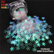 Load image into Gallery viewer, Xmas Snowflake Nail Sequins Glitter