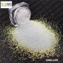 Load image into Gallery viewer, TCT-898 | High Grade Polyester Hexagon Fine Glitter Bulk Non-Toxic Holographic Iridescent Rainbow Pearl Color Sparkly Glitter