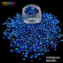 Load image into Gallery viewer, TCT-1032 Bubble Glitter Eco-Friendly Non-Toxic Polyester Chunky Beads 1mm 2mm 3mm Mix Multi Colors for DIY Nail Crafts Snowglobe Cups Face Body Decoration Wholesale Factory Supply