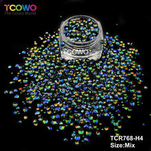 Load image into Gallery viewer, TCT-1032 Bubble Glitter Eco-Friendly Non-Toxic Polyester Chunky Beads 1mm 2mm 3mm Mix Multi Colors for DIY Nail Crafts Snowglobe Cups Face Body Decoration Wholesale Factory Supply