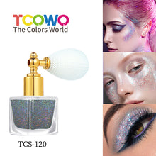 Load image into Gallery viewer, TCT-903 Holographic Body Glitter Sprayer, 12 Colors Fine Glitter for Face Hair Eye Nail, Non-Sticky Portable Makeup Sparkle