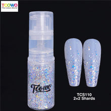 Load image into Gallery viewer, TCT-907 Holographic Irregular Shards Body Glitter Spray Laser Shimmer Powder for Face Hair Nail Skin Party Makeup