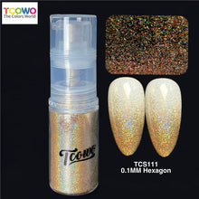 Load image into Gallery viewer, TCT-913 Holo Fine Glitter Spray Bottle Kit 12 Colors Sparkly Starry Shimmer Powder for Hair Body Nails Crafts Party Cosmetics Solvent Resistant