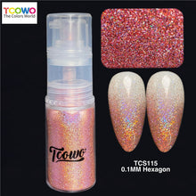 Load image into Gallery viewer, TCT-913 Holo Fine Glitter Spray Bottle Kit 12 Colors Sparkly Starry Shimmer Powder for Hair Body Nails Crafts Party Cosmetics Solvent Resistant