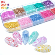 Load image into Gallery viewer, TCST-054 Non-Toxic Easter Speckle Glitter Fine Craft Sparkle for Egg Basket Greeting Card Decor 2.Easter Themed Speckle Glitter - Kid-Friendly Premium Craft Glitter for Spring DIY Ornaments