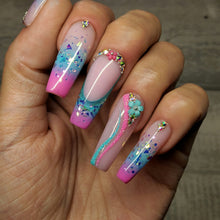 Load image into Gallery viewer, Colorful Iridescent Rainbow Shards Irregular Flakes Nails Glitter