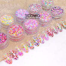 Load image into Gallery viewer, TCT-893 Smallest Love Heart Mix Glitter 1MM - Non-Toxic Shimmer for DIY, Nail Art, Cosmetics & Festival