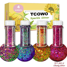 Load image into Gallery viewer, TCT-920 Chameleon Glitter Chunky Powder Color Shift Shaker for Crafts, DIY, Manicure, Epoxy Resin, Non-Toxic PET Glitter, Wholesale, Made in Guangdong China