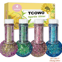 Load image into Gallery viewer, TCT-920 Chameleon Glitter Chunky Powder Color Shift Shaker for Crafts, DIY, Manicure, Epoxy Resin, Non-Toxic PET Glitter, Wholesale, Made in Guangdong China