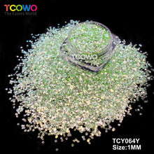 Load image into Gallery viewer, TCT-1035 Wholesale Embossed Eco-Friendly High Sparkle Silver Mirror Glitter Powder Bulk 1MM Fine Chunky PET Non-Toxic for Nails Tumblers Resin Crafts Party Decor Cosmetics Valentines Printing 