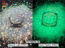 Load image into Gallery viewer, Luminous Glow In Dark Chunky Glitter