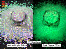 Load image into Gallery viewer, Luminous Glow In Dark Chunky Glitter