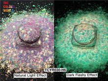 Load image into Gallery viewer, Luminous Glow In Dark Chunky Glitter