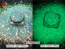 Load image into Gallery viewer, Luminous Glow In Dark Chunky Glitter
