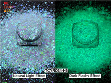 Load image into Gallery viewer, Luminous Glow In Dark Chunky Glitter