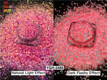 Load image into Gallery viewer, Luminous Glow In Dark Chunky Glitter