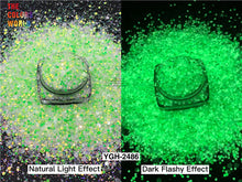 Load image into Gallery viewer, Luminous Glow In Dark Chunky Glitter