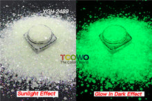 Load image into Gallery viewer, TCT-720 Glow in Dark Luminous Iridescent Chunky Glitter for Nails Art Tumbler Resin Crafts Festival Decoration