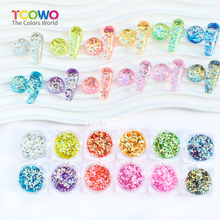 Load image into Gallery viewer, TCT-1035 Wholesale Embossed Eco-Friendly High Sparkle Silver Mirror Glitter Powder Bulk 1MM Fine Chunky PET Non-Toxic for Nails Tumblers Resin Crafts Party Decor Cosmetics Valentines Printing 