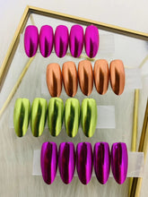 Load image into Gallery viewer, TCT-239 Mirror Powder Effect Chrome Nails Pigment Gel Polish Nail Art Manicure Decoration Eye Shadow Makeup Henna Tattoo DIY uñas