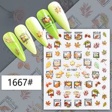 Load image into Gallery viewer, Self Adhesive Nail Strips Decal
