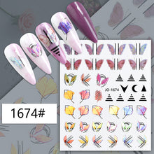Load image into Gallery viewer, Self Adhesive Nail Strips Decal