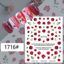 Load image into Gallery viewer, Spring Flowers Nail Sticker  1716#
