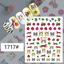 Load image into Gallery viewer, Spring Flowers Nail Sticker  1717#
