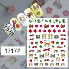 Load image into Gallery viewer, Spring Flowers Nail Sticker 1717#