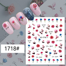 Load image into Gallery viewer, Spring Flowers Nail Sticker   1718#
