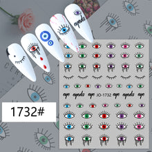 Load image into Gallery viewer, Eye Nail Decal  1732#

