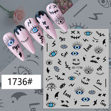 Load image into Gallery viewer, Eye Nail Decal  1736#
