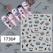 Load image into Gallery viewer, Eye Nail Decal 1736#