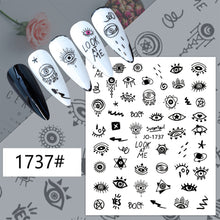 Load image into Gallery viewer, Eye Nail Decal   1737#
